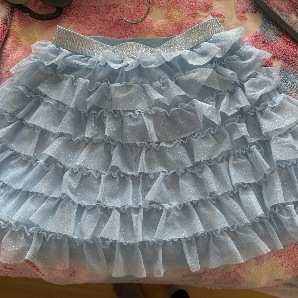 H&M Light Blue Ruffled Skirt - Picture 4 of 5